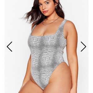 Love Her Wild Plus Reptile Swimsuit